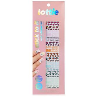 Lottie London Stick To It Nail Gems, 200 Clear Nail Gems