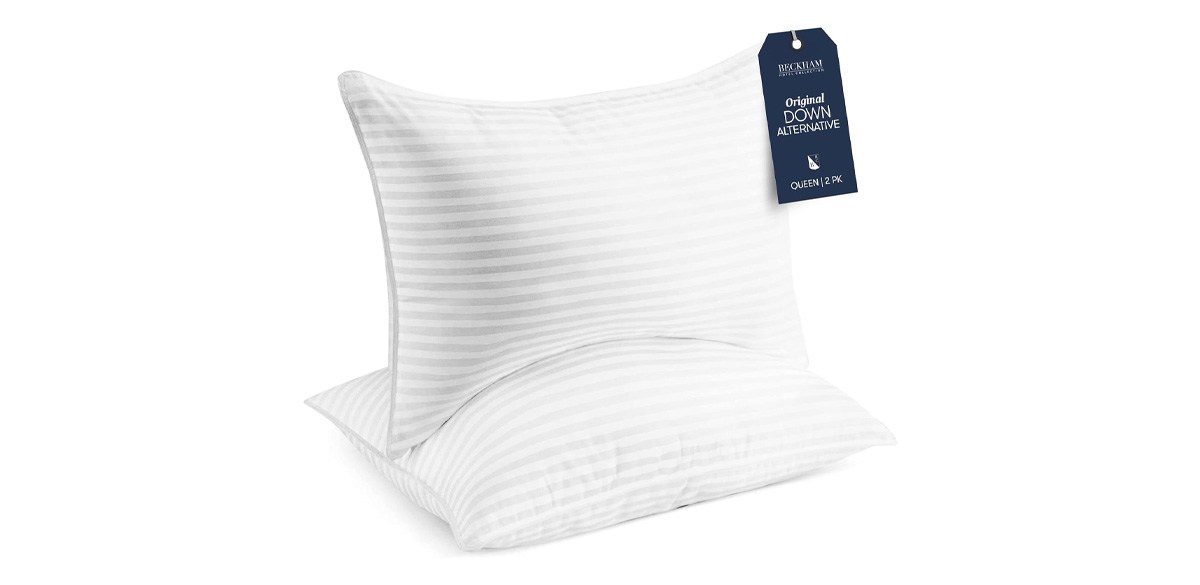 Beckham Hotel Collection Bed Pillows Standard-Queen Size Set of 2 Beckham Hotel Collection Bed Pillows Standard-Queen Size Set of 2