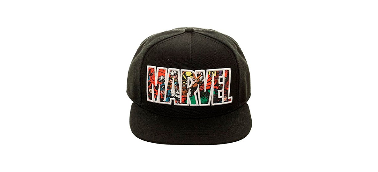 Best Bioworld Marvel Comic Logo Snapback Cap Best Bioworld Marvel Comic Logo Snapback Cap