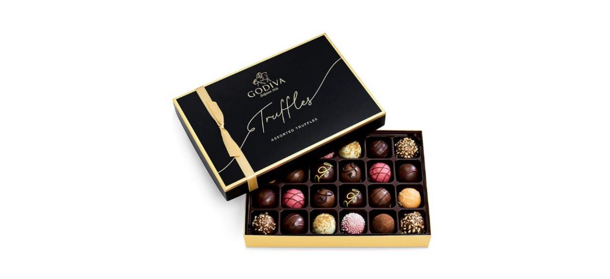 Best Godiva Chocolatier Assorted Signature Truffles Chocolate Gift Box 24 Count Best Godiva Chocolatier Assorted Signature Truffles Chocolate Gift Box 24 Count