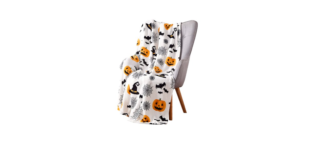 Best Serafina Home Haunted Halloween Throw Blanket Best Serafina Home Haunted Halloween Throw Blanket