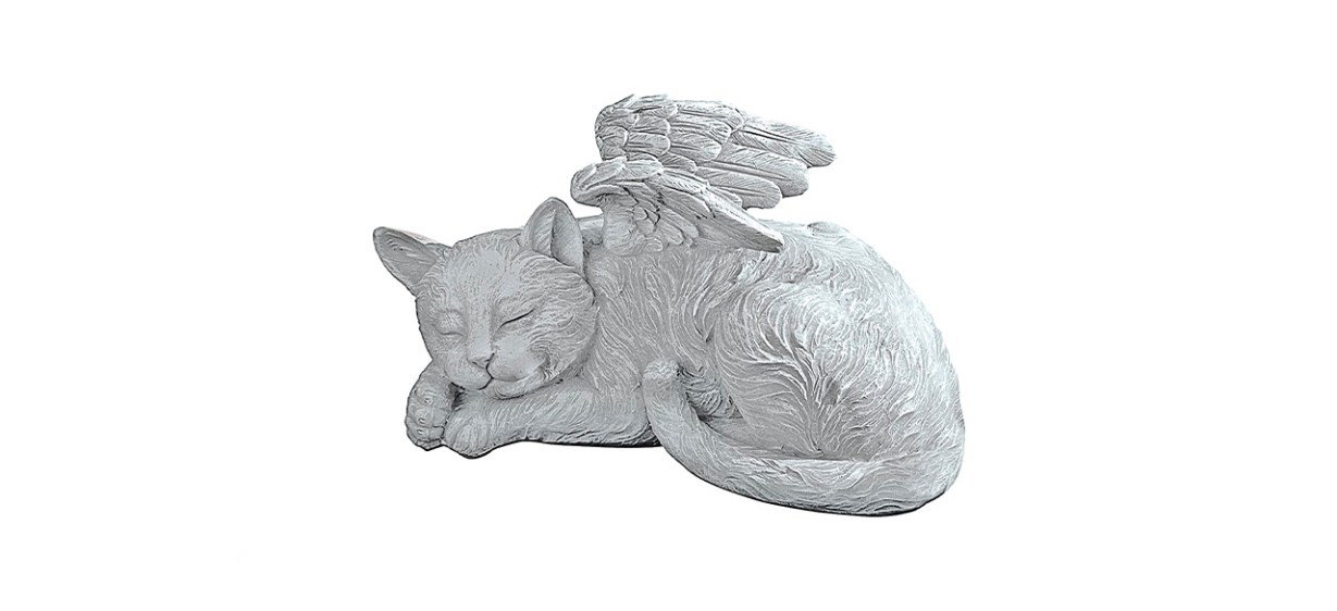 Design Toscano Cat Angel Pet Memorial Tribute Statue Design Toscano Cat Angel Pet Memorial Tribute Statue