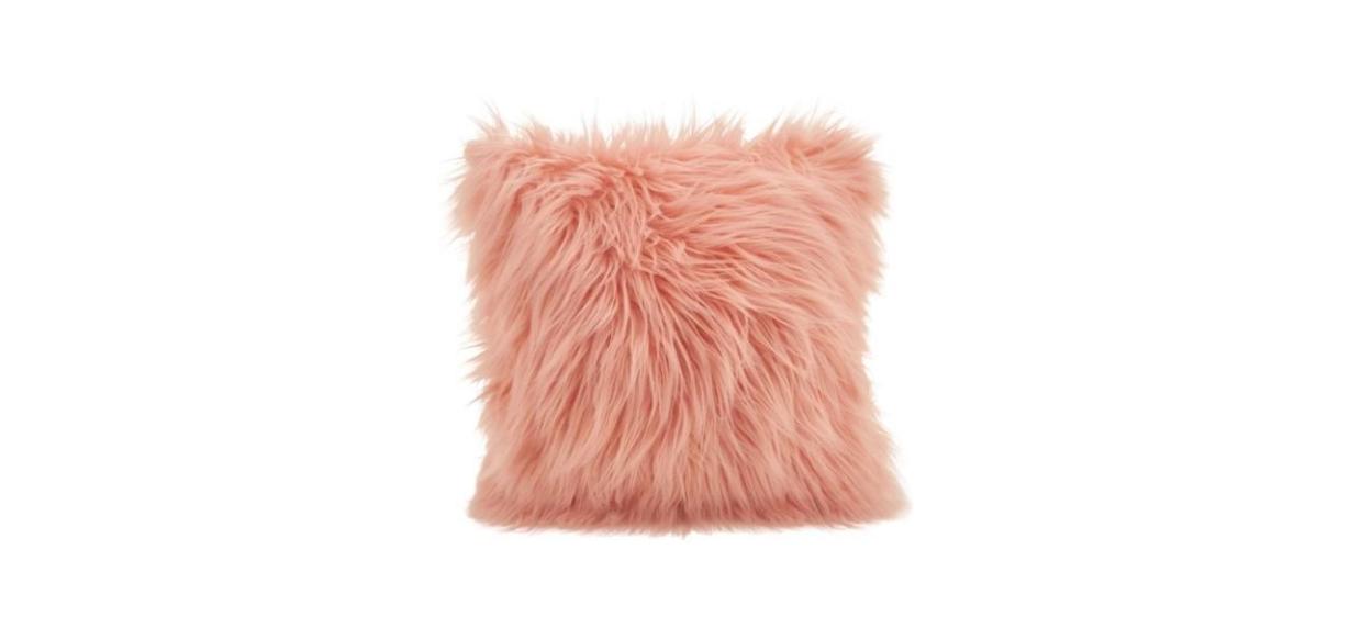 Mercer41 Ciacelli Square Faux Fur Pillow Cover & Insert Mercer41 Ciacelli Square Faux Fur Pillow Cover & Insert