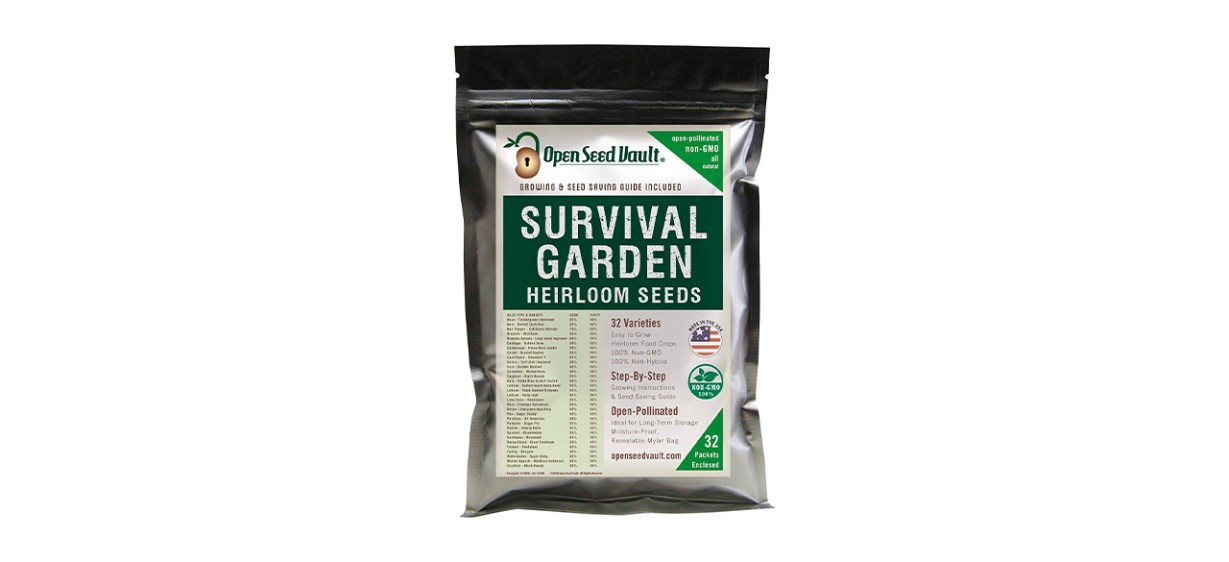 Open Seed Vault Survival Garden Heirloom Seeds Open Seed Vault Survival Garden Heirloom Seeds
