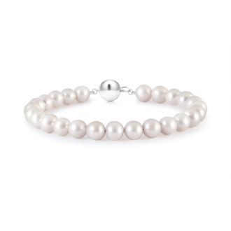 Angara Classic Japanese Akoya Pearl Single Strand Bracelet