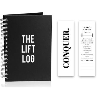 Boldstrive The Lift Log Workout Journal &amp; Bookmark
