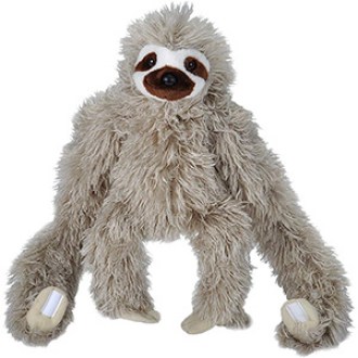 Wild Republic Hanging Three Toed Sloth Plush