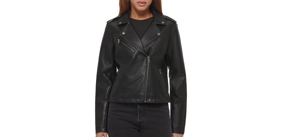 Levi's Women's Faux Leather Classic Motorcycle Jacket