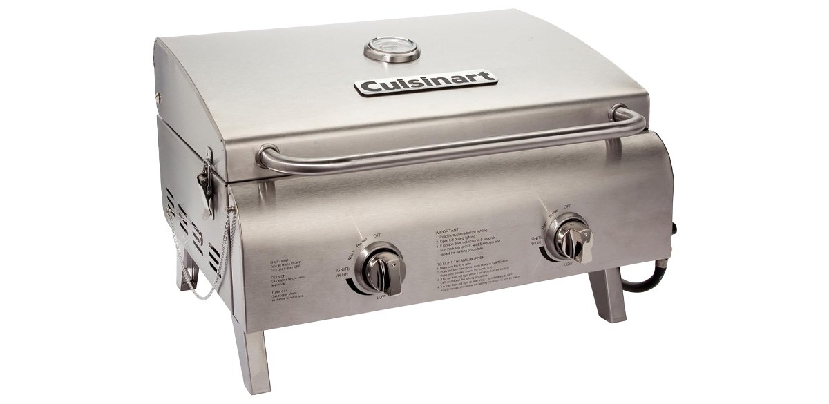 Cuisinart Chef's Style Tabletop Portable Propane Gas Grill