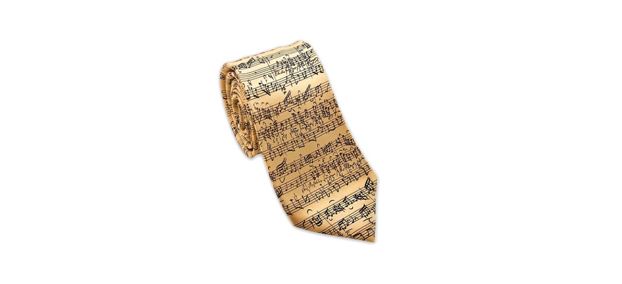 Best Josh Bach Music by J.S. Bach Silk Necktie