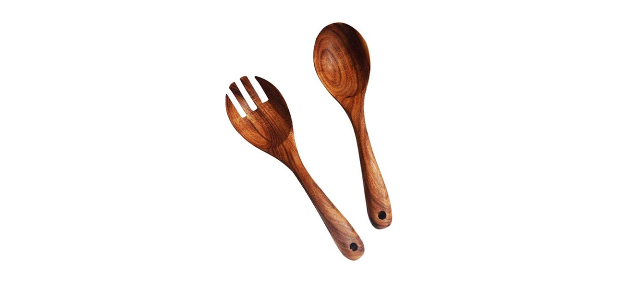 Kalinco Wooden Acacia Salad Servers