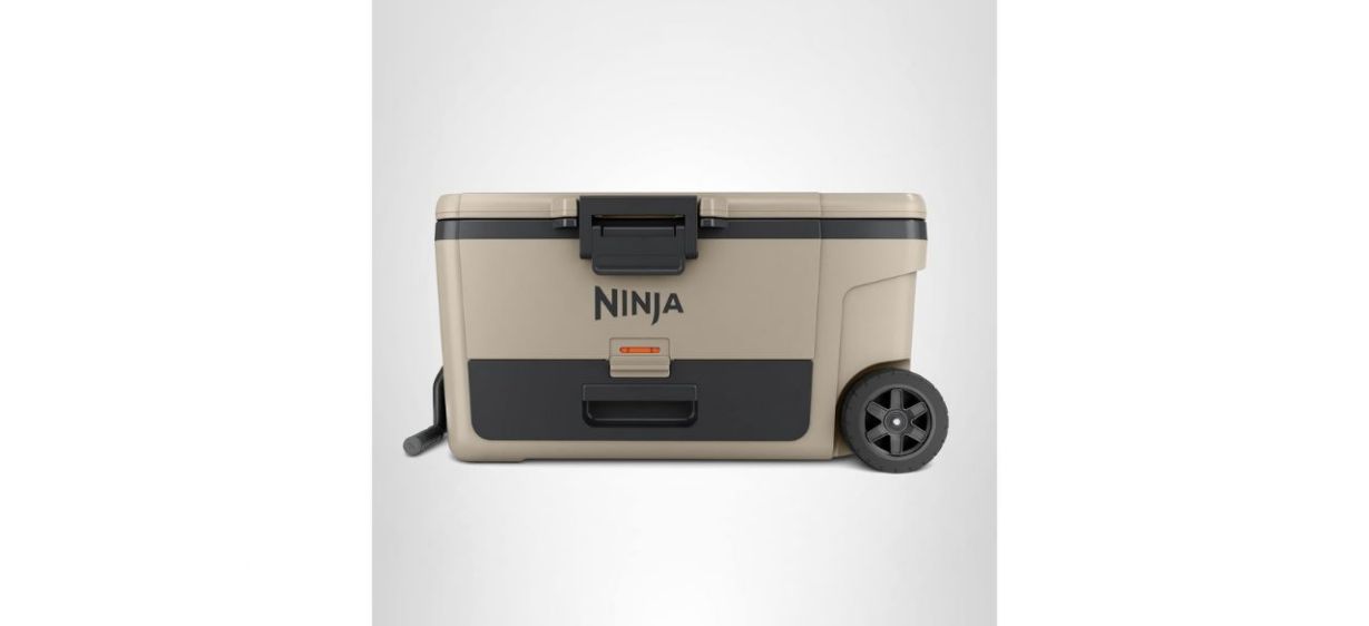 Ninja  Cooler  FrostVault 65QT Cooler with Wheels on white background