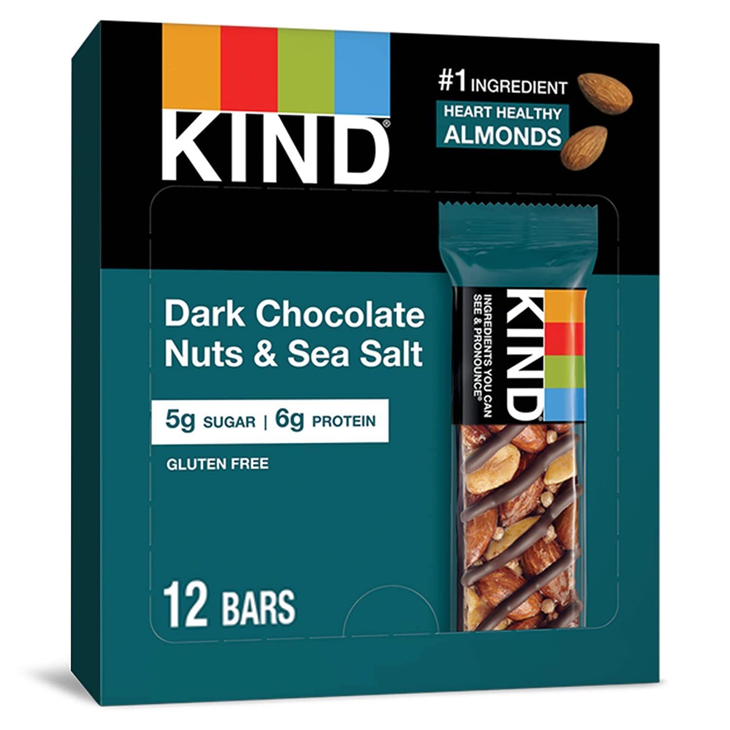 KIND Dark Chocolate Nuts &amp; Sea Salt