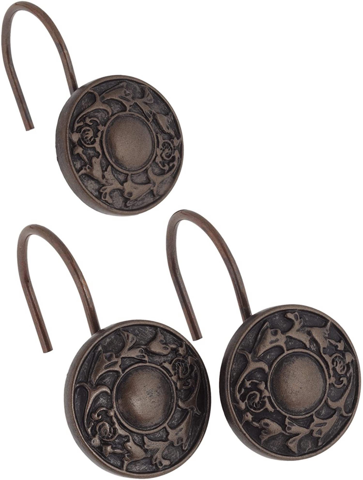 Carnation Home Fashions Regency Ceramic Resin Shower Curtain Hook