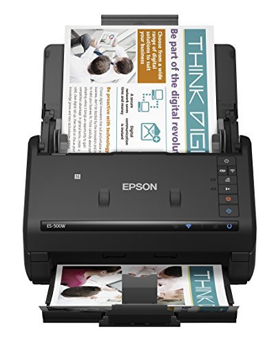 Epson WorkForce ES-500W Wireless Color Duplex Document Scanner