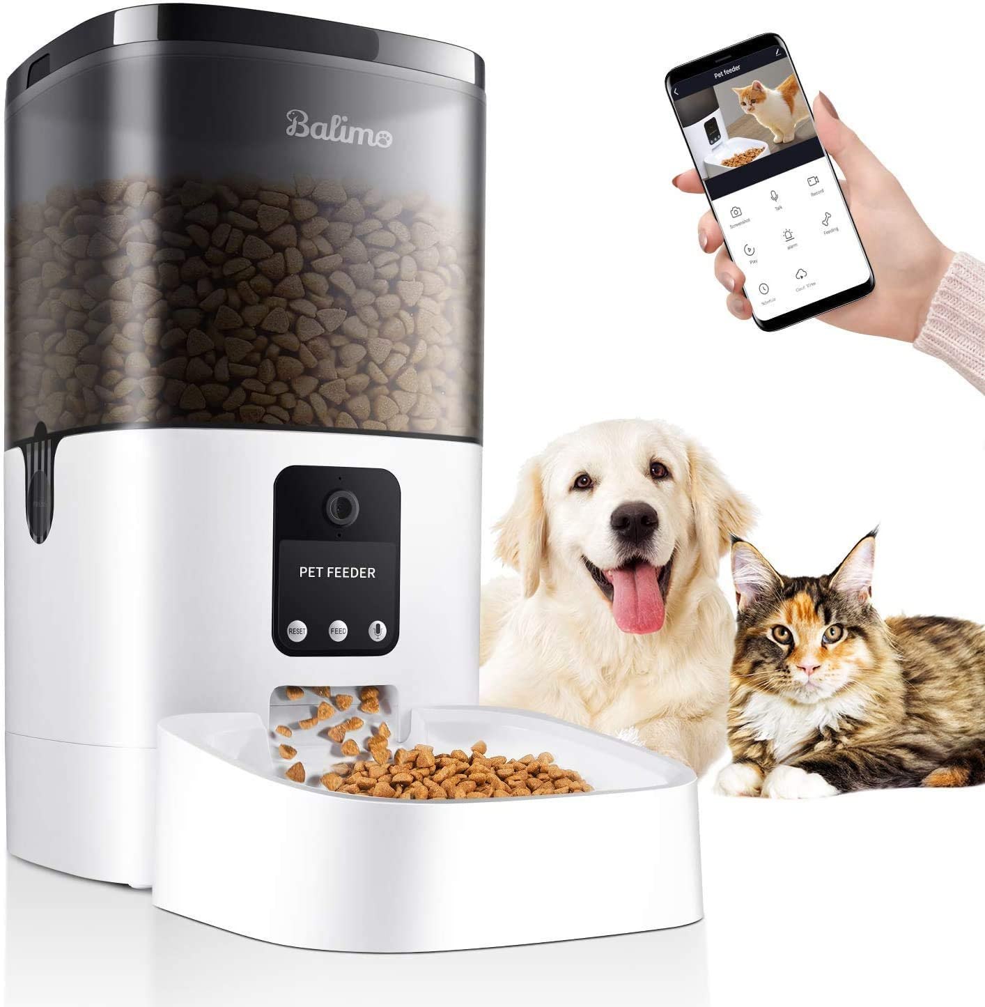Balimo Automatic Pet Feeder with Camera