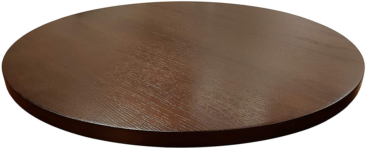 Crown Mark 21&quot; Round Espresso Lazy Susan