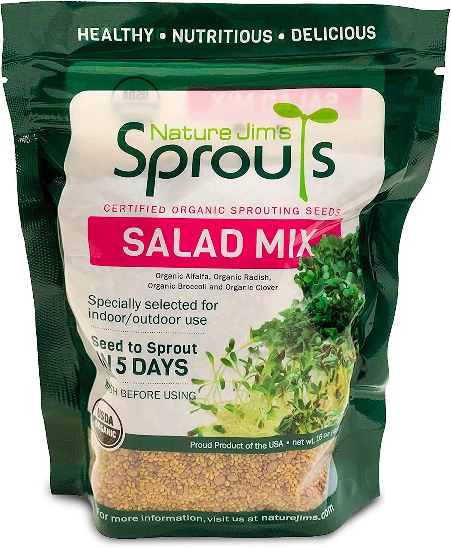 Nature Jim&#039;s Sprouts Salad Mix