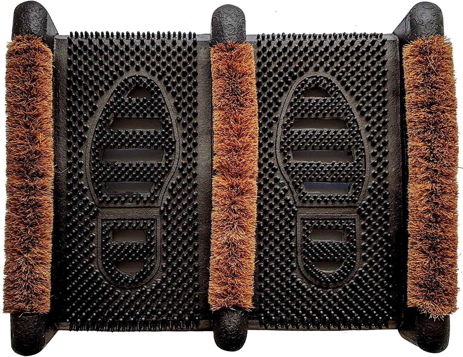 JobSite Mud Scrubber Rubber Brush Mat