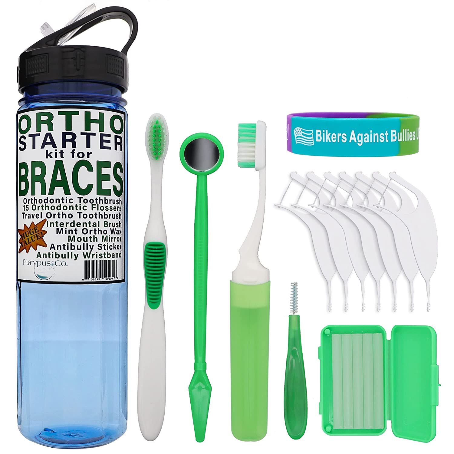 Playtypus Orthodontic Care Kit for Braces